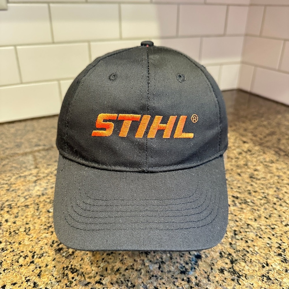 STIHL STIHL Outfitters Snapback Hat Mens OSFM Black Cotton Blend
